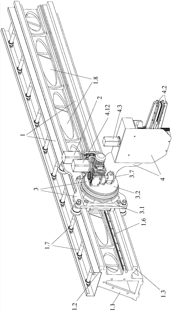 A vertical profile single track traction robot