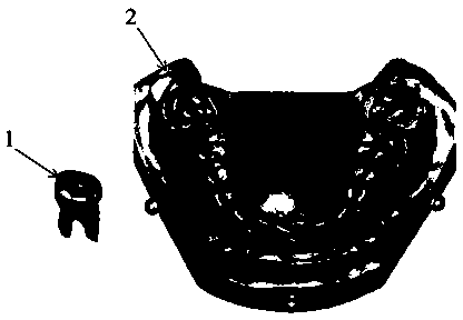 Tooth preparation body digital model design method