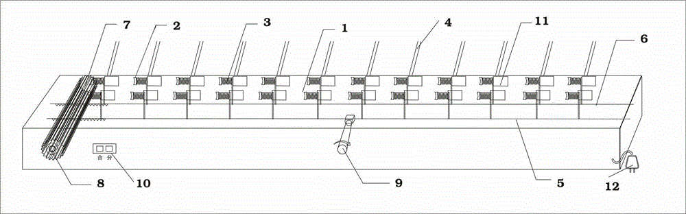 Fully automatic low-voltage current transformer test wiring device