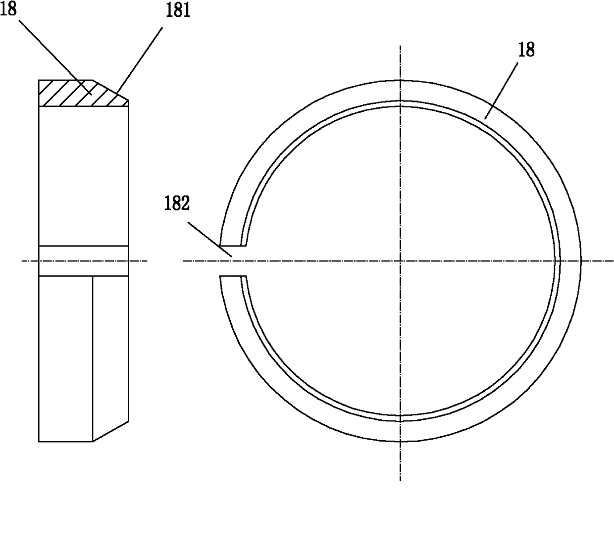 Continuous oil pipe and fracturing pipe column hanging and uncoupling device