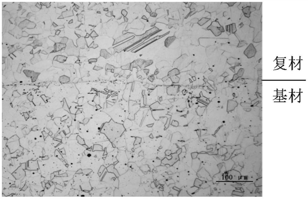 A kind of high-strength and high-plasticity stainless steel composite plate and its manufacturing method