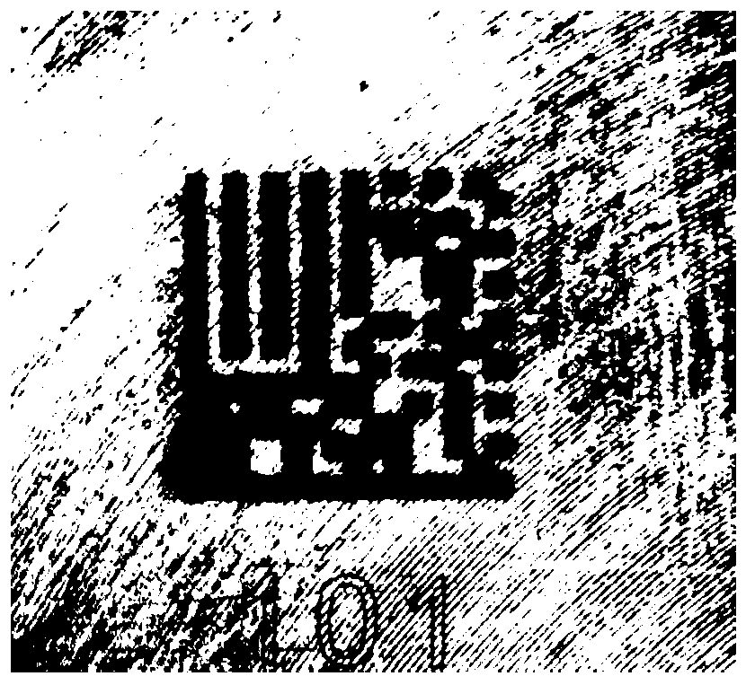 A method for marking aluminum alloy corrosion-resistant two-dimensional codes based on laser cladding