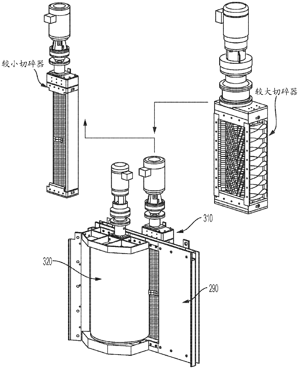 Adaptive architecture solids diverter and comminutor