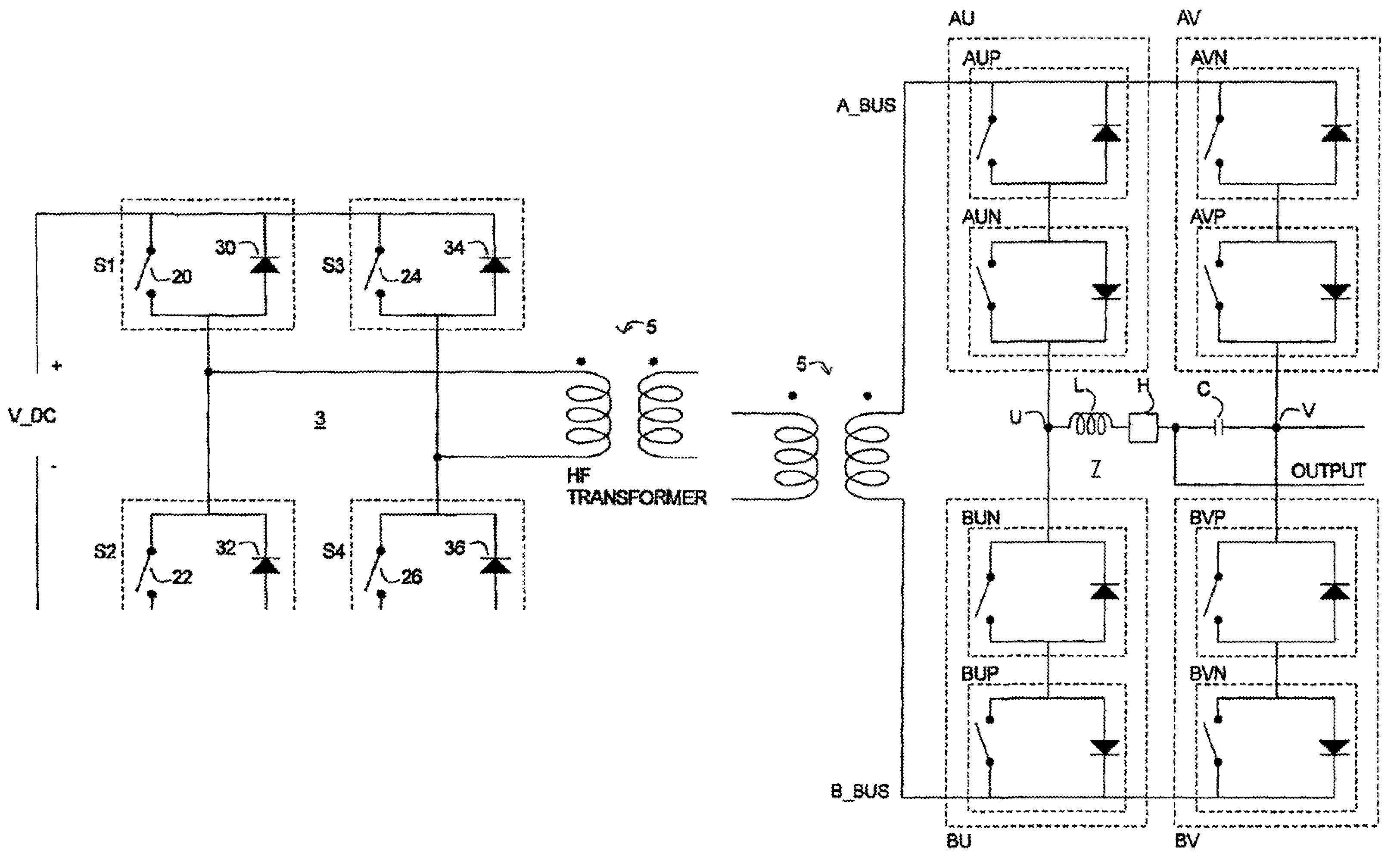 PWM method for cycloconverter