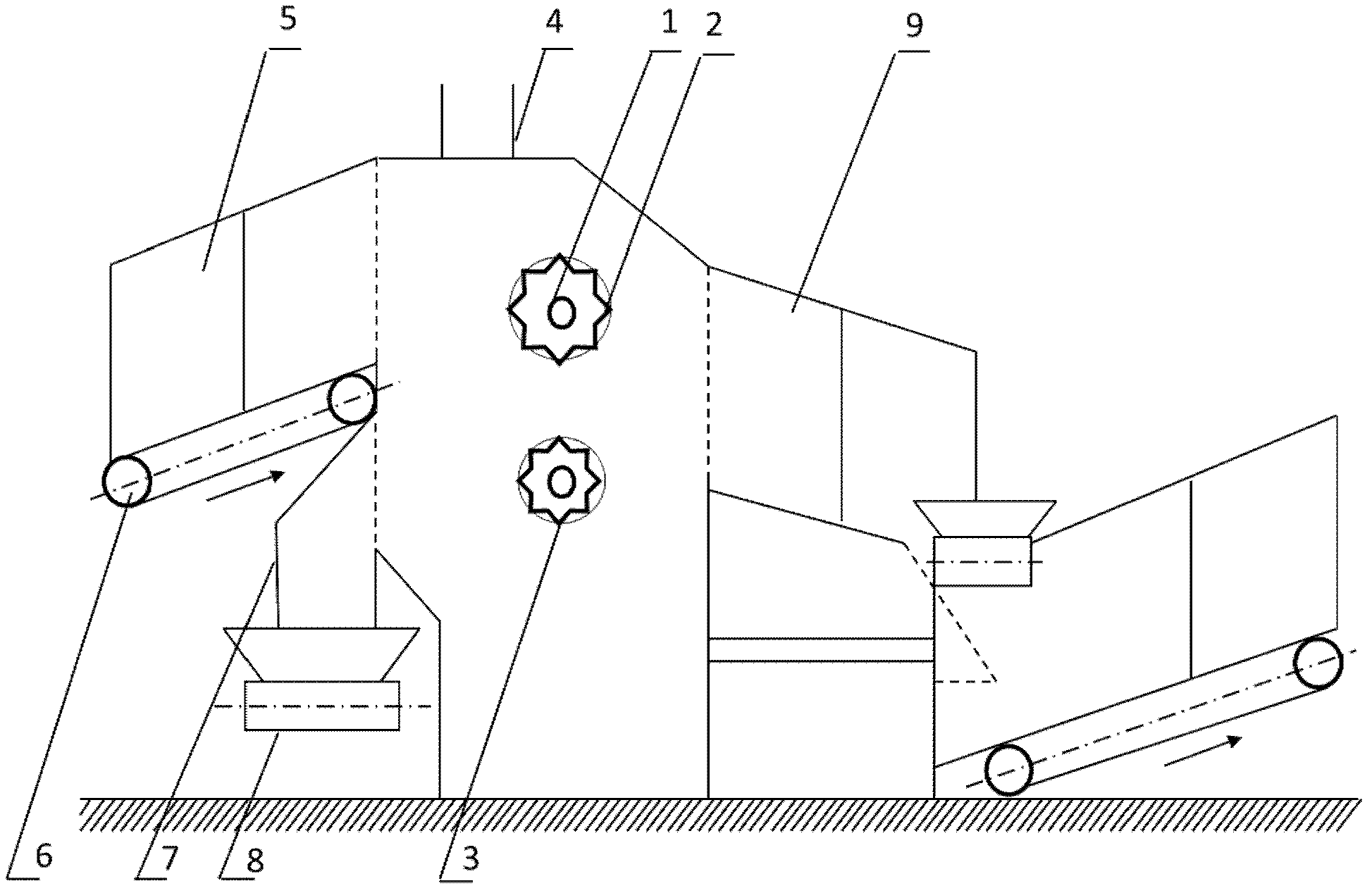 Method for comprehensive treatment of household refuses and secondary pollution control