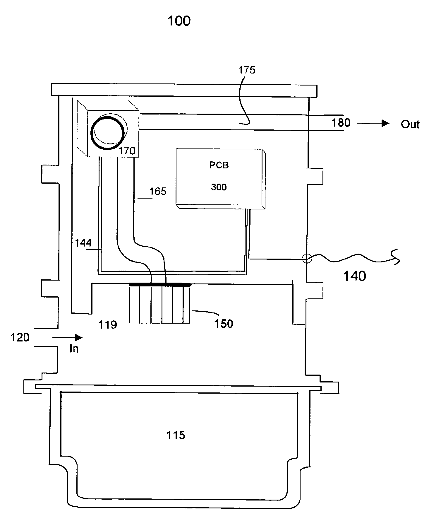 Electronic control system for a vacuum system