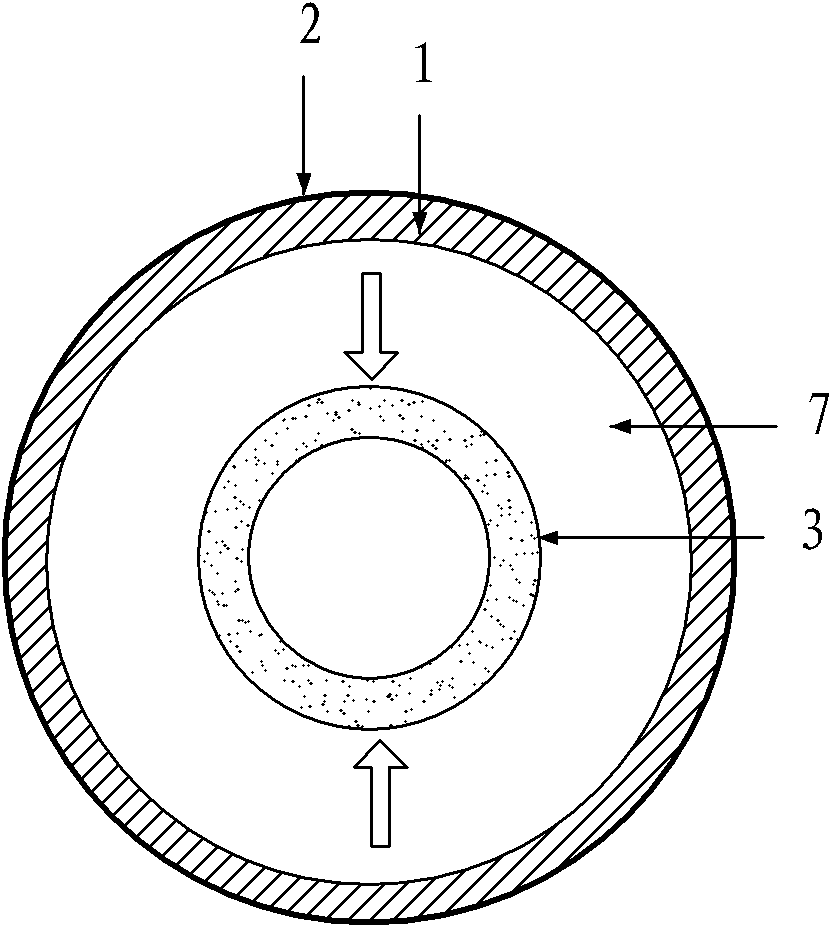 Reactor for filtering PAHs (polycyclic aromatic hydrocarbons) in composite electrocatalytic oxidation treatment