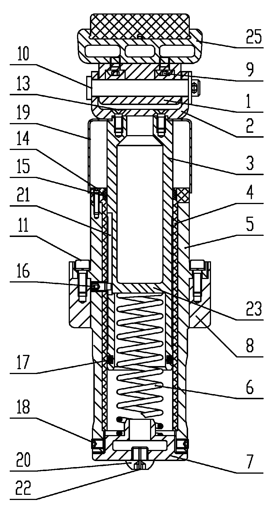 Sealed spring box for connecting pantograph head of pantograph with pantograph connecting frame