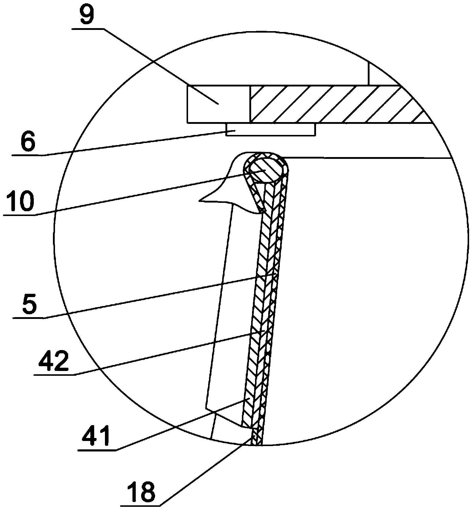 Shoe moisture permeability and moisture absorbing performance test device