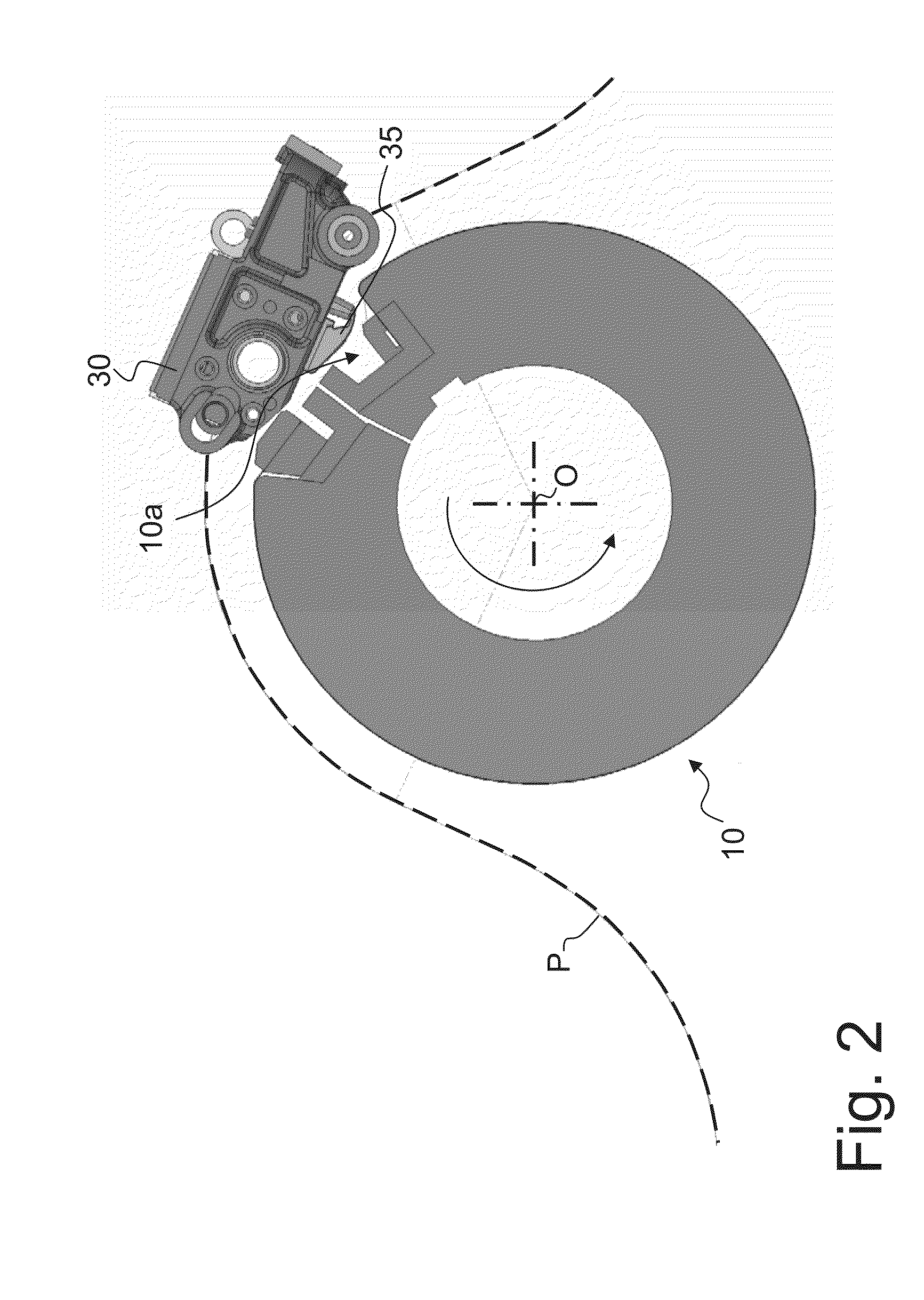 Cylinder body for orienting magnetic flakes contained in an ink or varnish vehicle applied on a sheet-like or web-like substrate