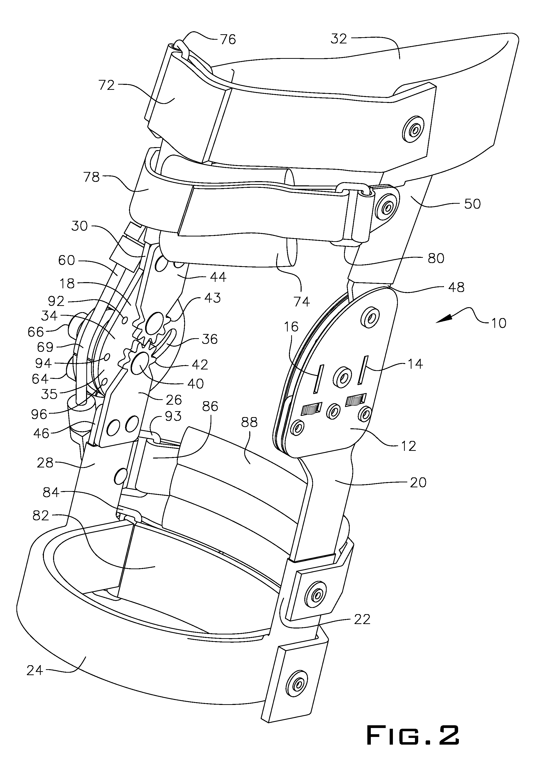 Osteoarthritis knee orthosis