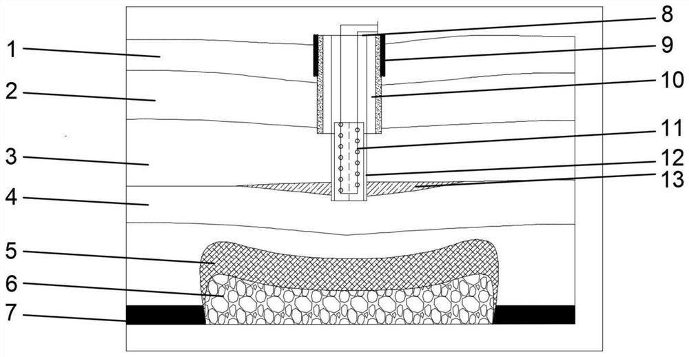 Ground water pumping hole pumping drainage method for working face roof separation water damage