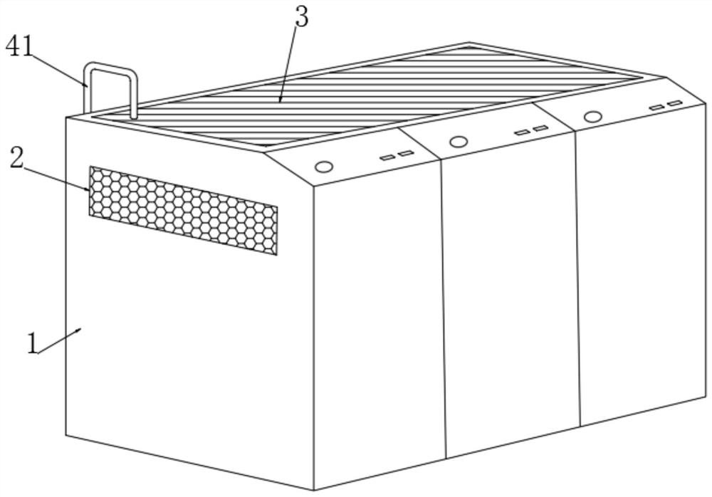 Semi-contact high-stability big data server