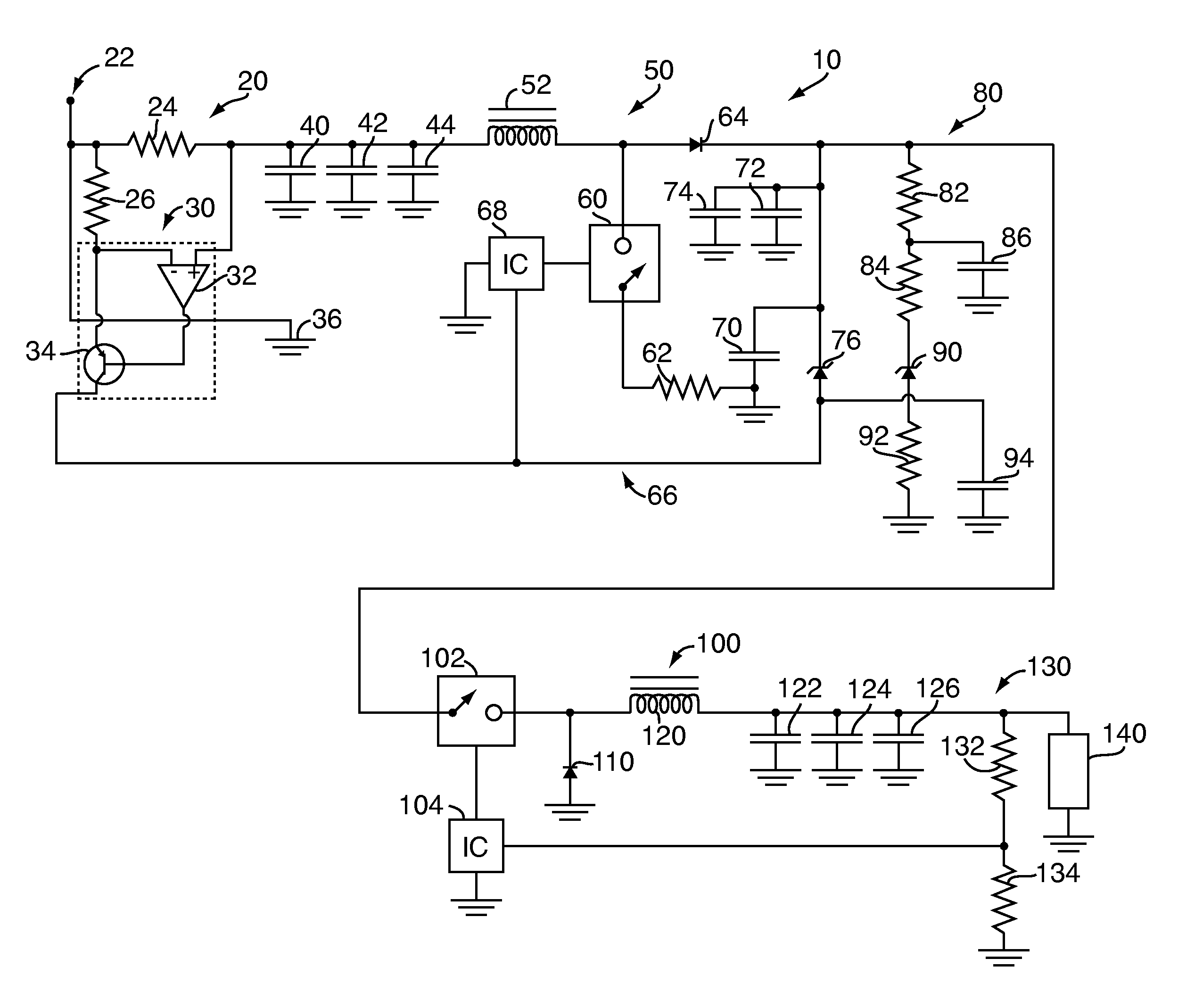 Active voice band noise filter