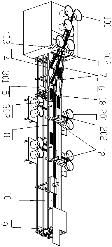 A full keycap automatic placement system