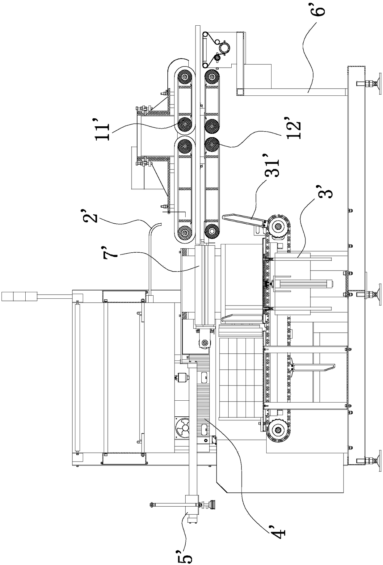 Multistage stacking packaging method for cigarettes