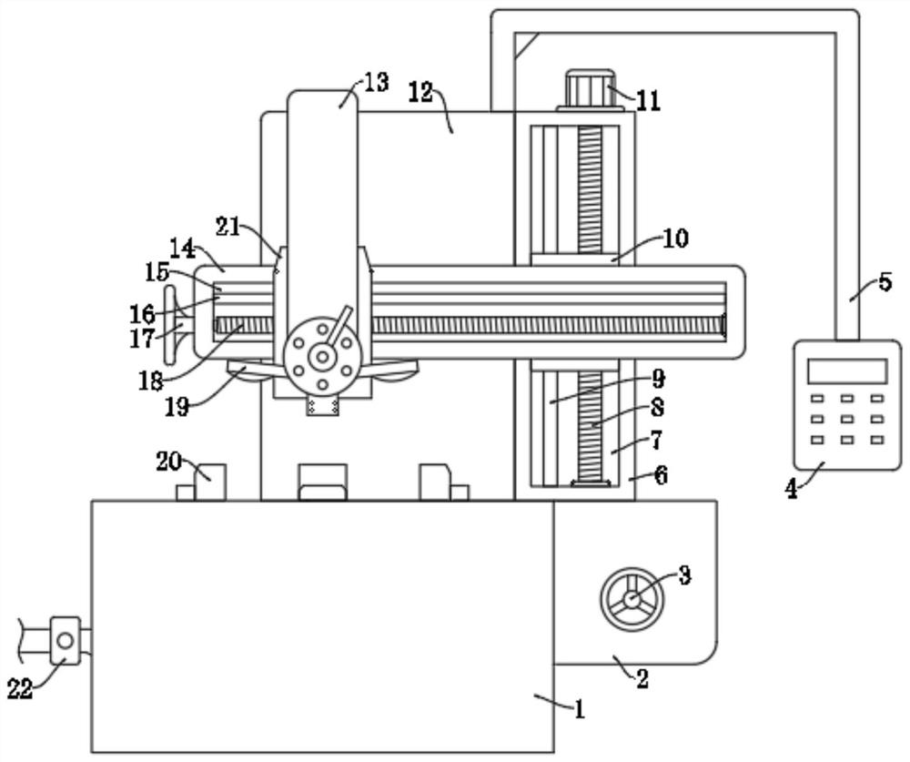 Numerical control machine tool for automobile part machining