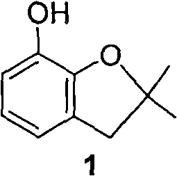 Method for synthesizing furan phenol by using aluminum dicarboxylate phenol as catalyst