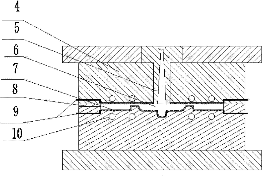 Rapid heating-cycle molding set based on graphene coating