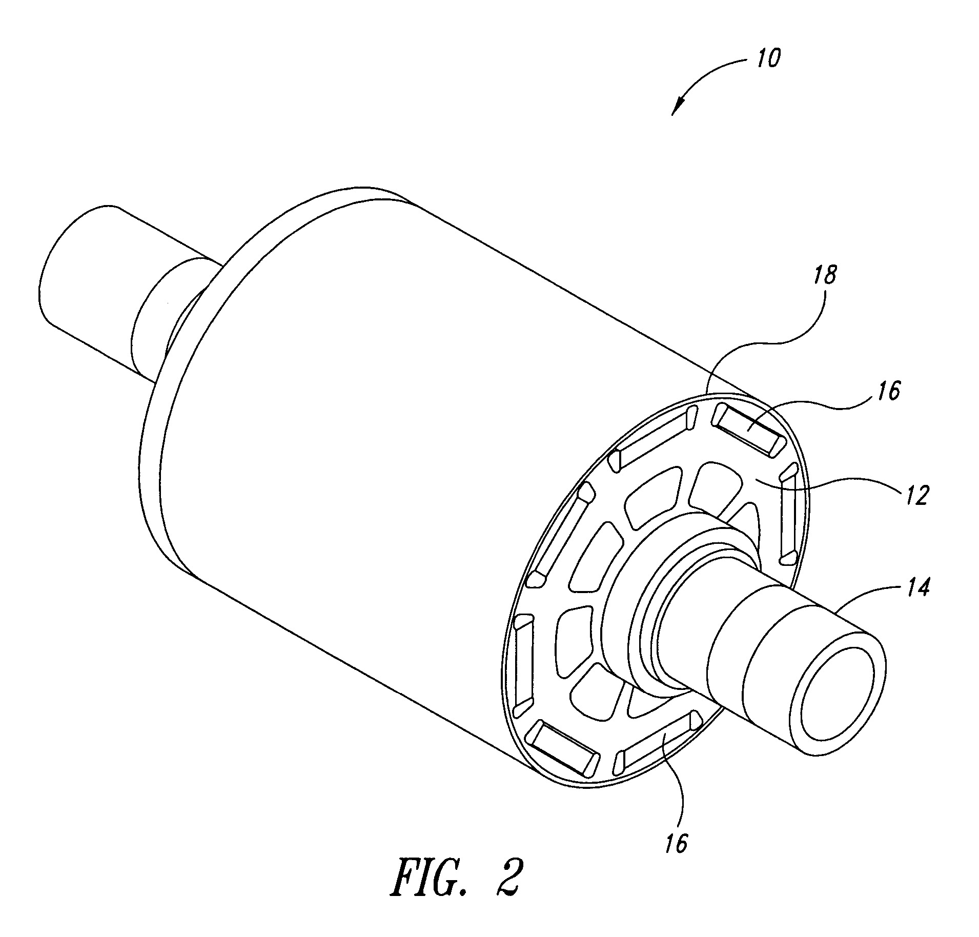 Rotor assembly for a permanent magnet power electric machine