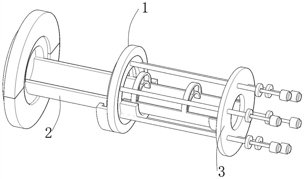 A multi-axis embedded flipping and matching device for mechanical production and processing