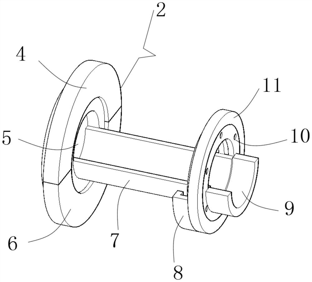 A multi-axis embedded flipping and matching device for mechanical production and processing