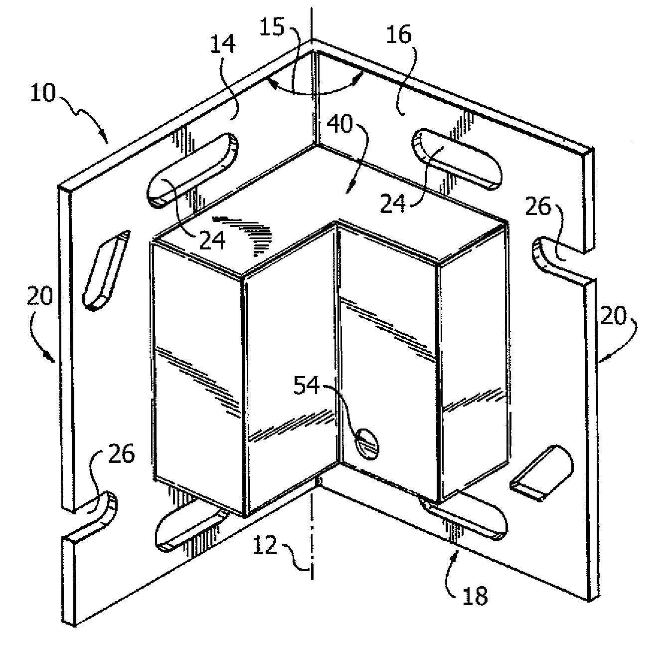 Flush mount-corner mount gang box