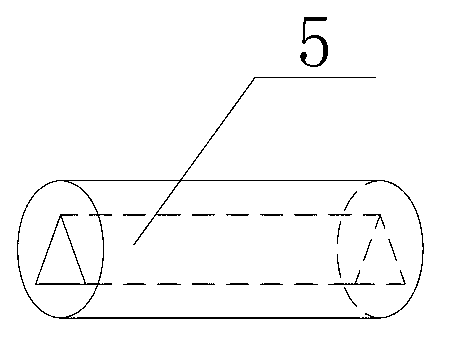 Binary compound filter rod for tobacco as well as processing method and equipment thereof