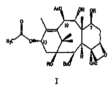 13-acetyl-9-dihydrobaccatin III extraction separation method