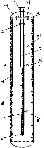 Method for manufacturing nozzle distributor of reaction vessel