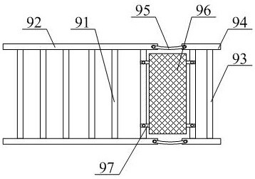 An ecological protective slope based on multiple protective devices for water conservancy projects