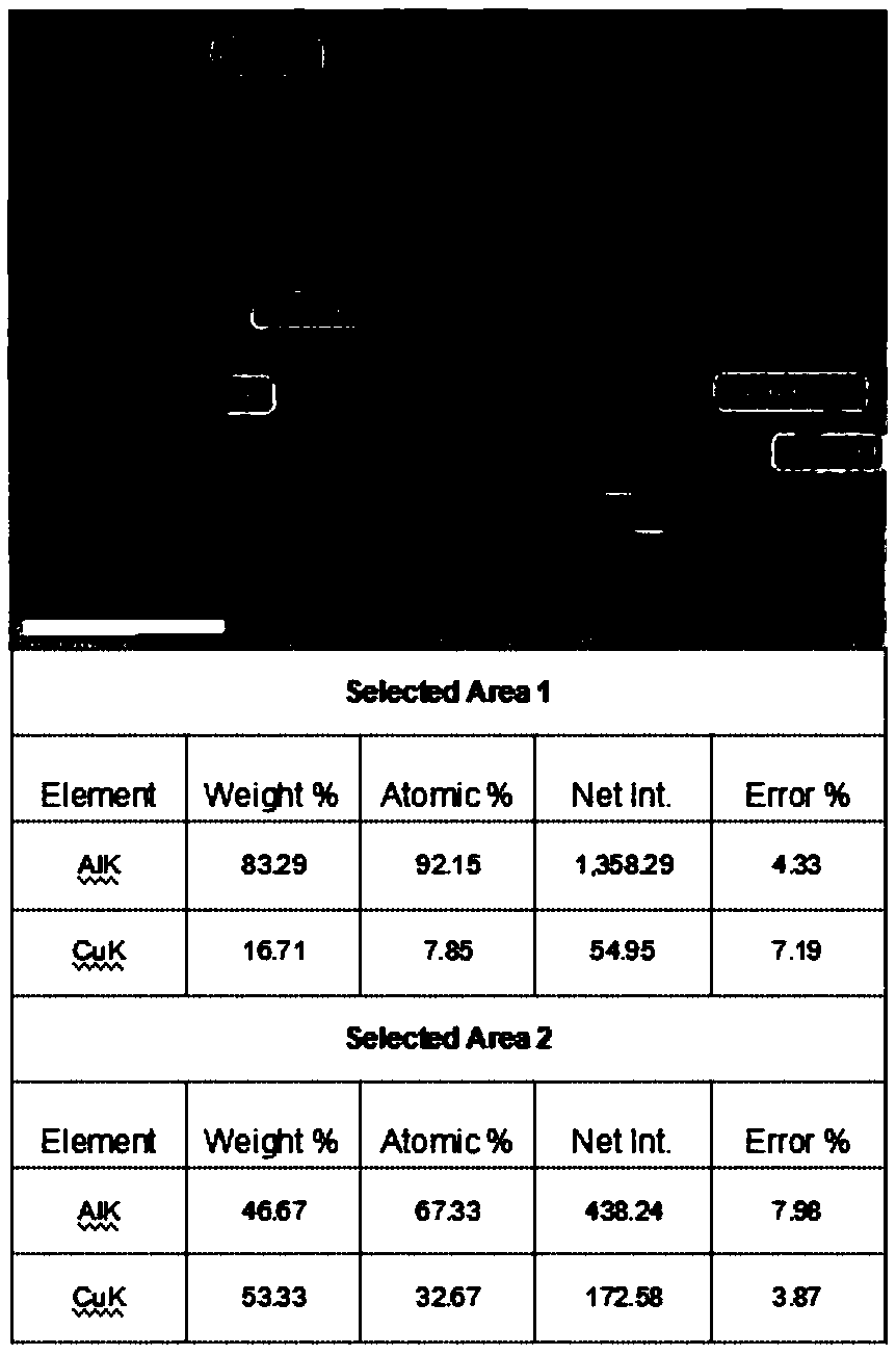 Method for preparing Al2Cu bi-phase single crystal particles