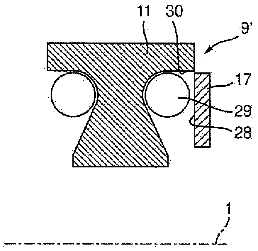 Bearing arrangement with a back-up bearing, in particular for mounting the rapidly rotating shaft of a compressor