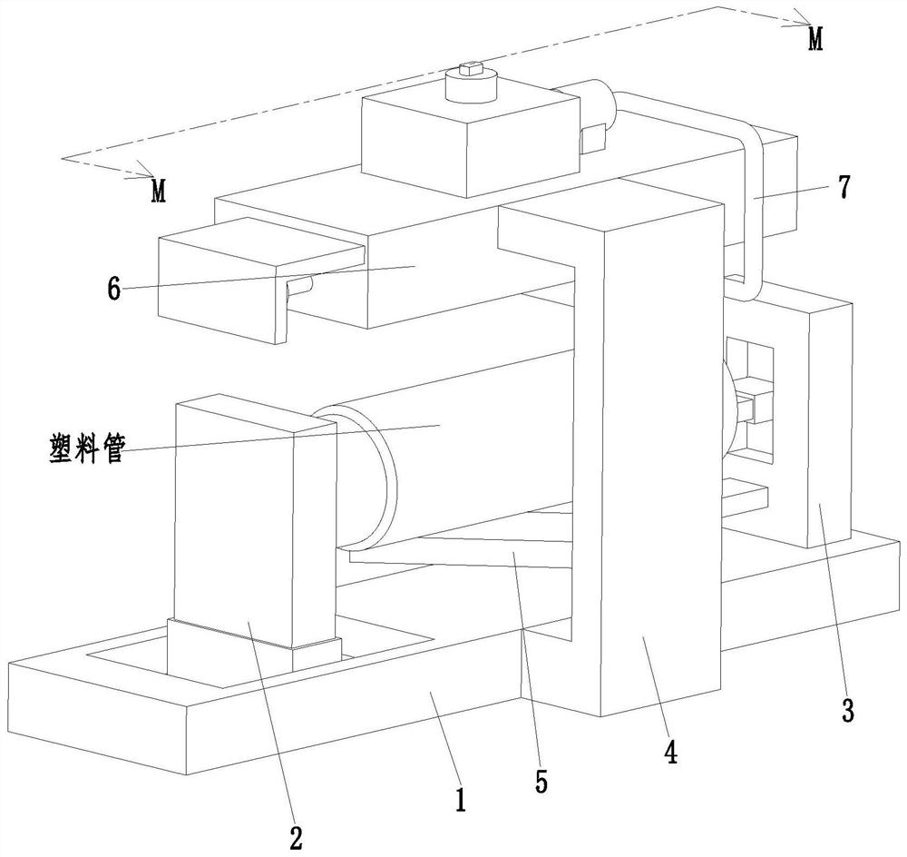 Surface processing process for plastic tube