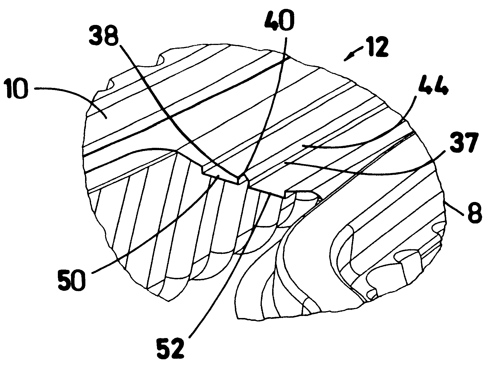 Single point hinge for a container