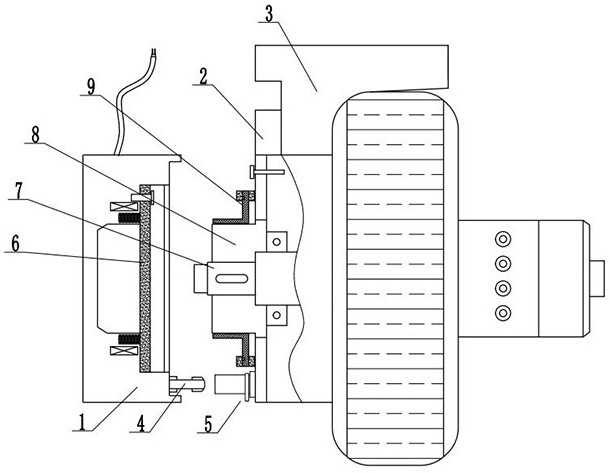 Wet brake convenient to disassemble and assemble