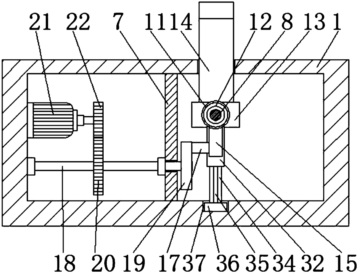 Drilling device for furniture manufacture