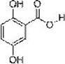 Novel gentisic acid derivatives (2-hydroxy-5-alkyl (H) oxo benzoates) as well as preparation method and new application thereof