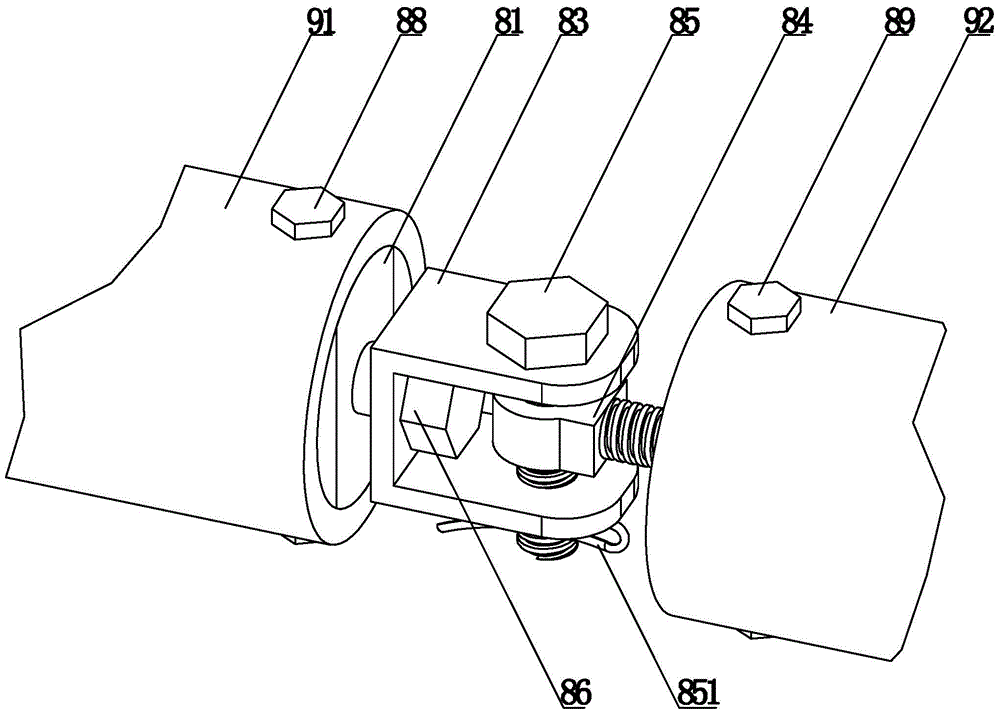 Safety telescopic guardrail