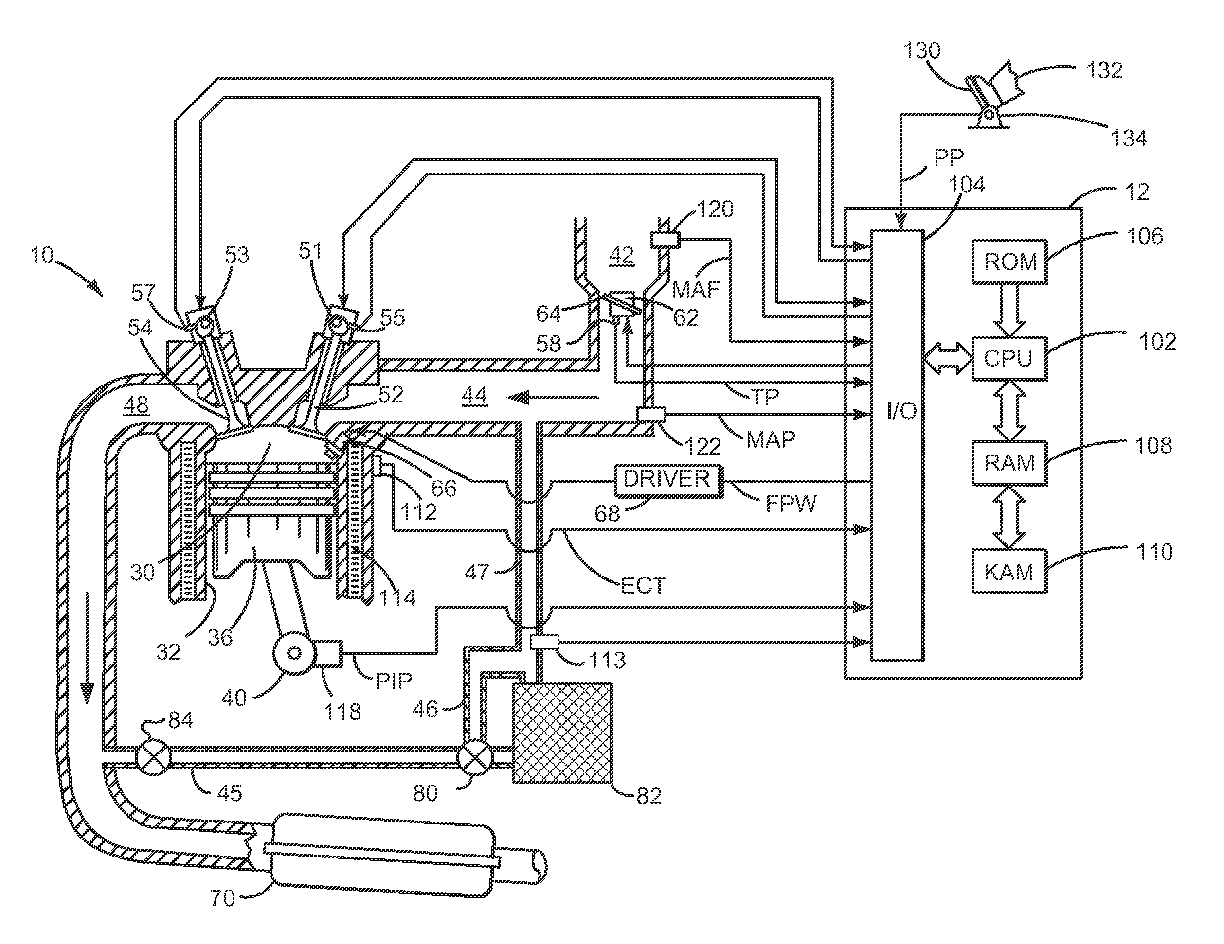 System for determining egr degradation