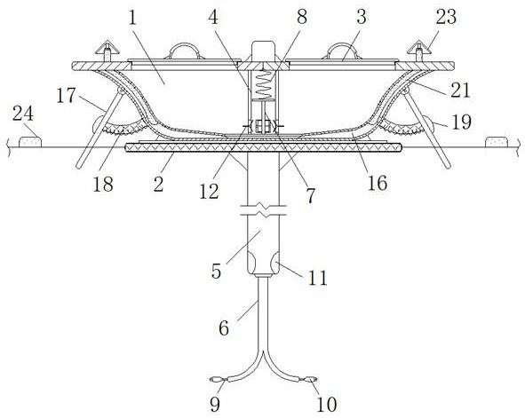 Automatic feeding device capable of effectively reducing eutrophication of aquaculture environment