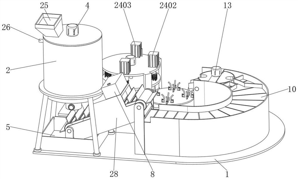 Pretreatment device for semi-automatic apple juice production and fruit juice production method