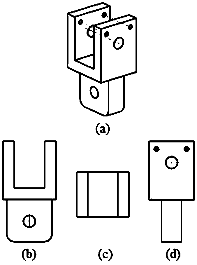 A thermomechanical fatigue test system and method for superimposed high-cycle vibration of hollow turbine blades