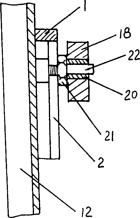 Equipment in use for fork truck anti drifting-down freight