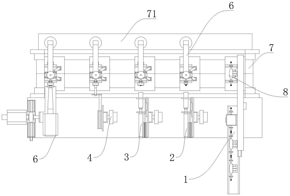 Wheel automatic assembly equipment for a scooter