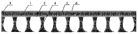 Continuous glass fiber reinforced polyurethane composite material walking board and preparation method thereof