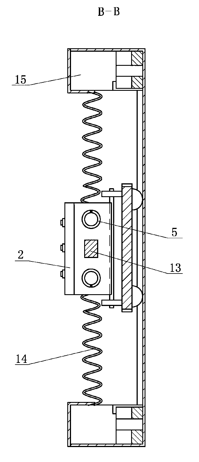 Two-way horizontal adjustable tuned mass damper