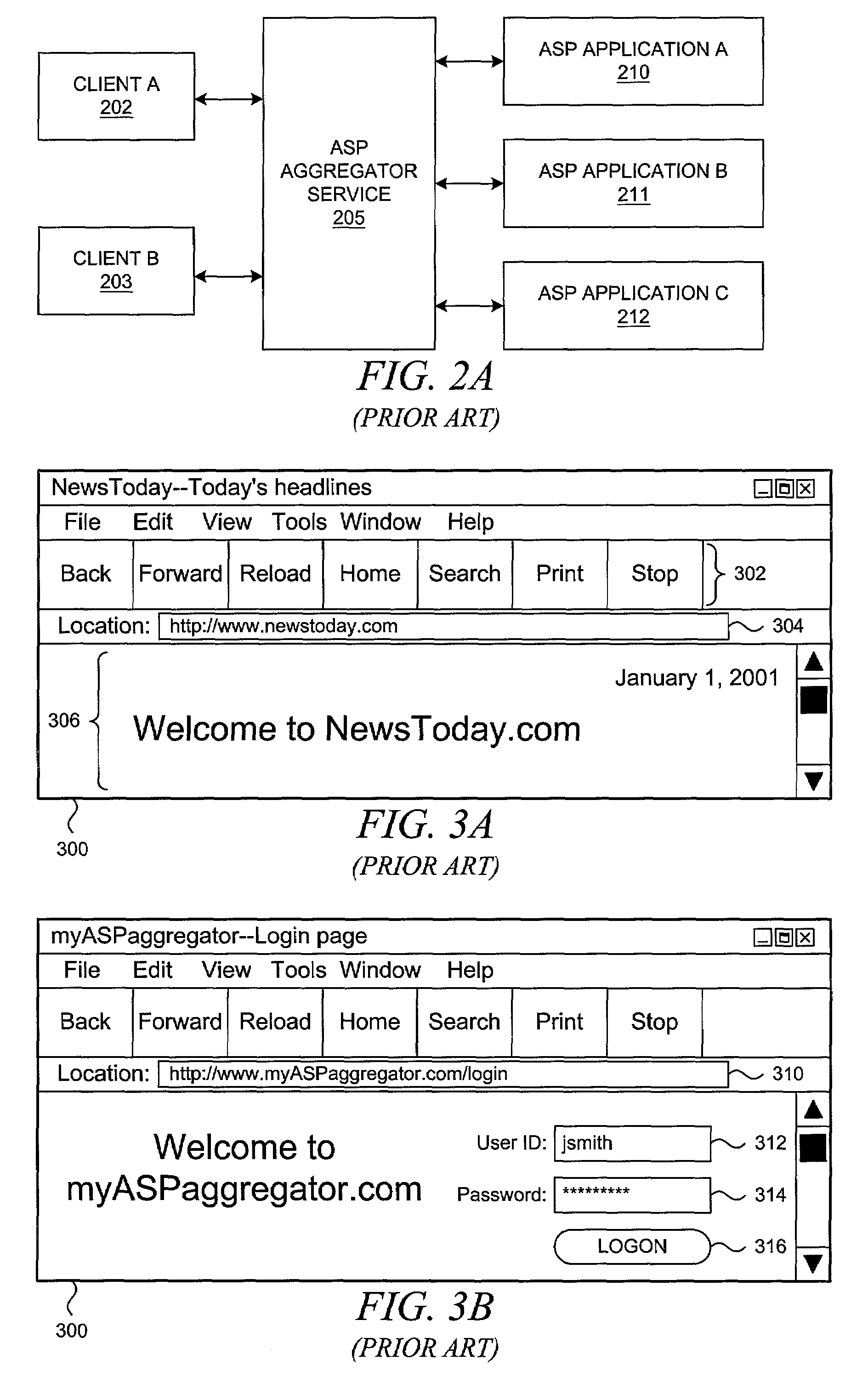 Method and system for a single-sign-on mechanism within application service provider (ASP) aggregation