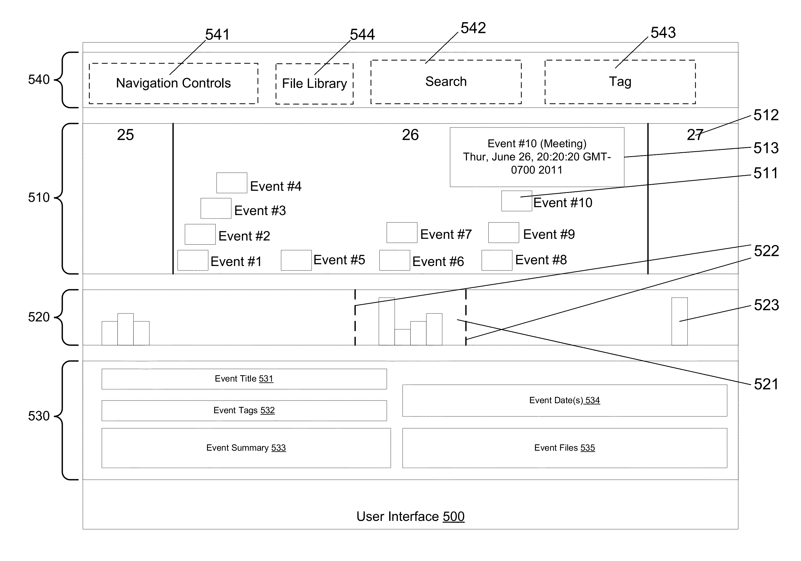 Case data visualization application