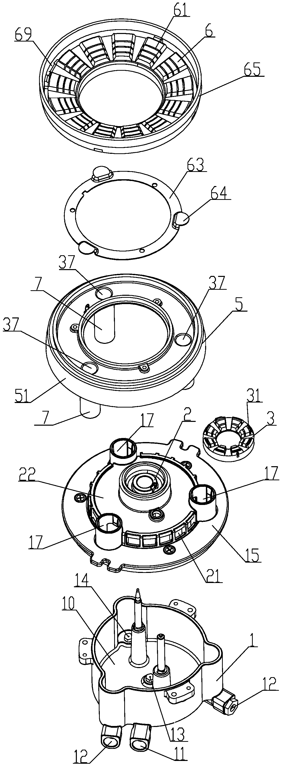 an upward air burner